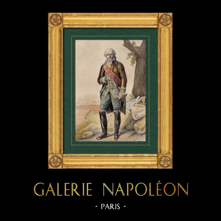 Antique Prints & Drawings | Portrait - Jean-Baptiste Donatien de Vimeur ...
