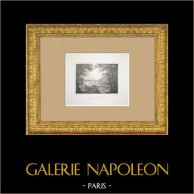 Prefettura di Pas-de-Calais ad Arras (Francia) | Litografia originale disegnata da Pic de Leopold, litografata da Langlumé. 1830