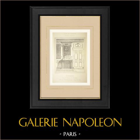 Corte de Casación - París - Hogar - Chambre des Requêtes (Duc) | Autograbado original dibujado por Duc, grabado por De Korsak. 1873