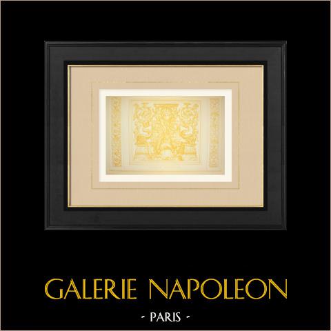 Louvre Paleis - Apollo Galerij - Decoratieve Schilderijen van een Raam - Frankrijk | 