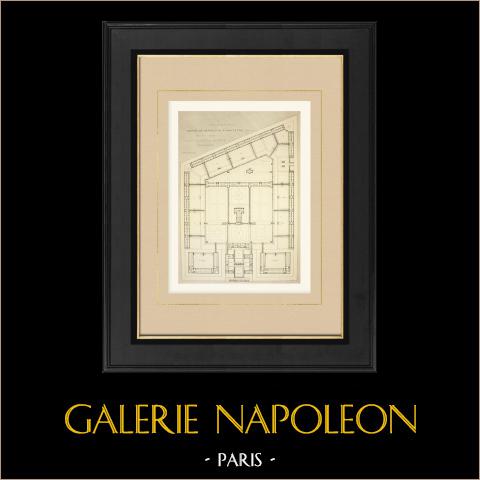 Een Gevangenis in Nanterre - Plan (Trélat & Simonet-project) | 