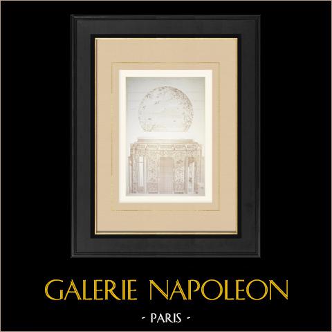Salon Chinois - Hôtel du comte de Mniszech - Parigi (Eugène Monnier) | Auto-incisione originale disegnata da Monnier, incisa da De Korsak. 1877