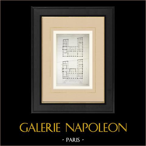 Limoges City Hall - Plan (Alfred Leclerc) | 