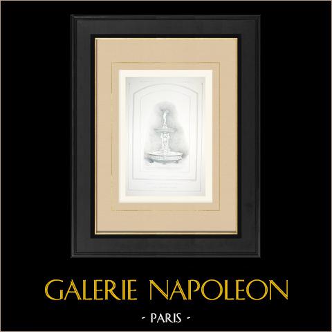 Decoration - Bout-de-table (Claude) | Original autogravure drawn by Claude, engraved by Rivoalen. 1878