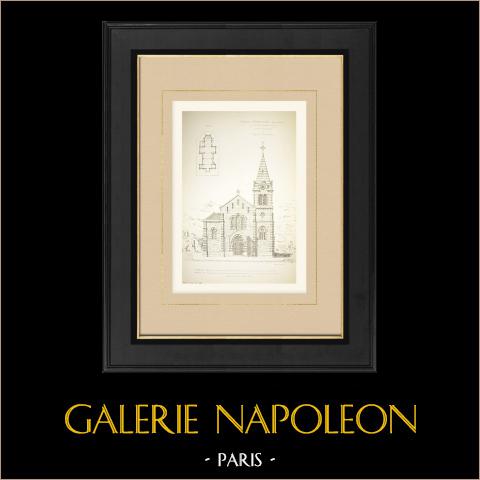 Kerk in Castellane - Gevel (Paul Lorain) | 