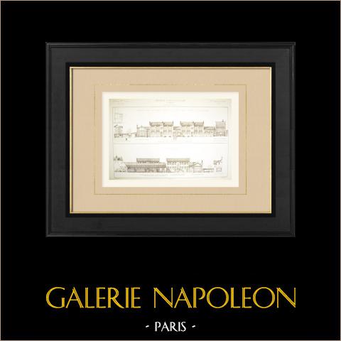 Scholen van Puteaux - Gevel, Secties (Louis Calinaud) | 