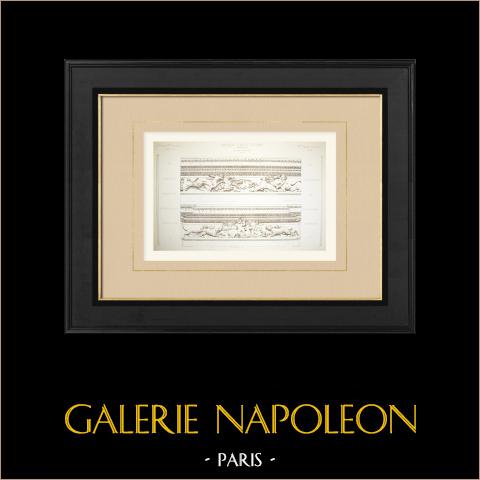 Friezen - Grande Galerie du Louvre - Parijs (Félix Duban) | 