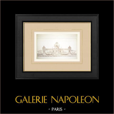 Un Casinò (Girault) | Auto-incisione originale disegnata da Girault, incisa da Boussac. 1879