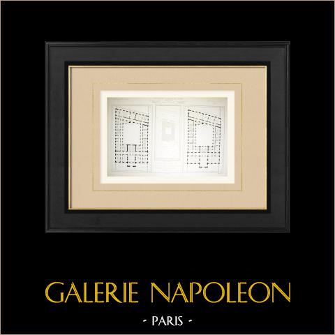 Ayuntamiento en Neuilly-sur-Seine (Wable & Zoble) | Autograbado original dibujado por Wable & Zoble. 1880