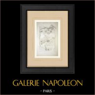 Decorazione di una volta a crociera (Girault) | Auto-incisione originale disegnata da Girault, incisa da Rivoalen. 1880