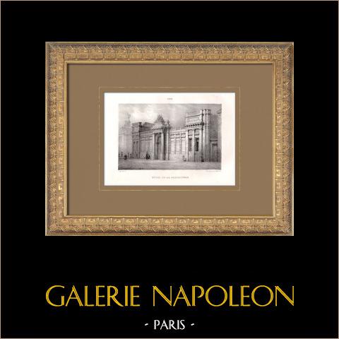 Vedute di Digione - Côte-d'Or (Francia) | Vendita online di una collezione di 31 litografie