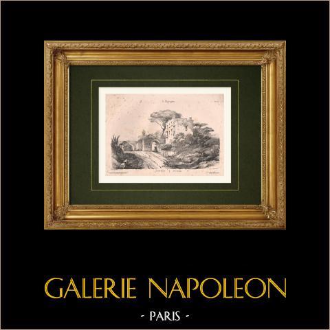 Paesaggi (Jules Coignet) | Vendita online di una collezione di 31 litografie