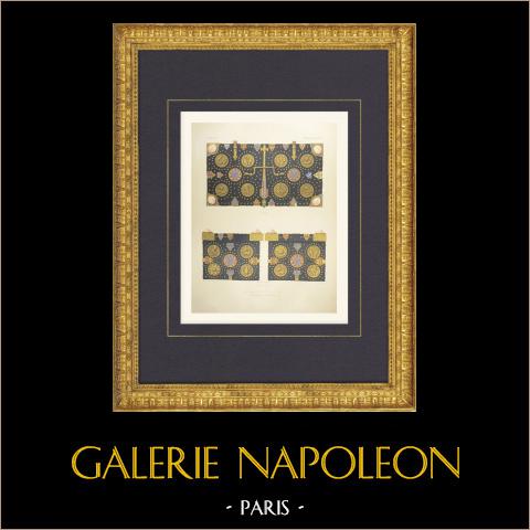 Cassette de St-Louis - Kirche in Dammarie-les-Lys - Seine-et-Marne (Frankreich) | Original lithografie gezeichnet von Fichot, lithographiert von Regamey. 1858