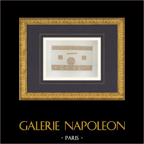 St-Quiriace-Kirche in Provins - Charta - Heinrich der Liberale - Seine-et-Marne (Frankreich) | Original lithografie gezeichnet von Fichot, lithographiert von Regamey. 1858