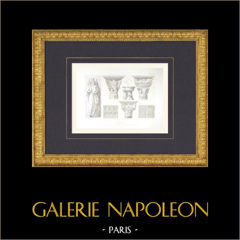 Widok Jouarre - Krypta św. Pawła - Stolice - Seine-et-marne (Francja) | 