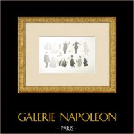 Byzanz 1905-06 - Das Orchester (Hassan) | Original lithografie auf wasserzeichenpapier « van Gelder Zonen » gezeichnet von Hassan de Guiroye. 1906