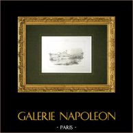 Karmeliterkloster in Padua - Nostra Signora del Monte Carmelo (Italien) | Original lithografie gezeichnet von Villeneuve, lithographiert von Turgis. 1835