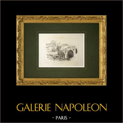 Ponte Rotta - Ponte Aemilus - Stary Kamienny Most - Tyber (Włochy) | 