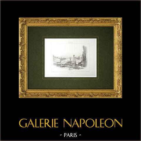 Ricordi d'Italia (Villeneuve) | Vendita online di una collezione di 23 litografie