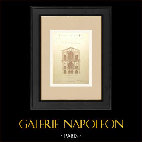 Castle Ecouen - val D'oise - Facade (Bullant, Architect) | 