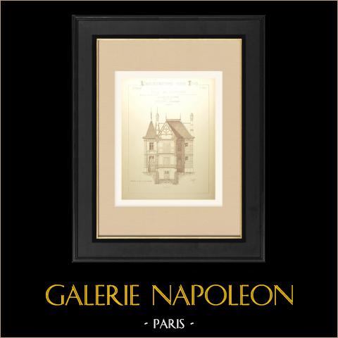 Willa les Lauriers w les Sables-d'olonne - Vendée - Sekcja (Raguet, Architekt) | 