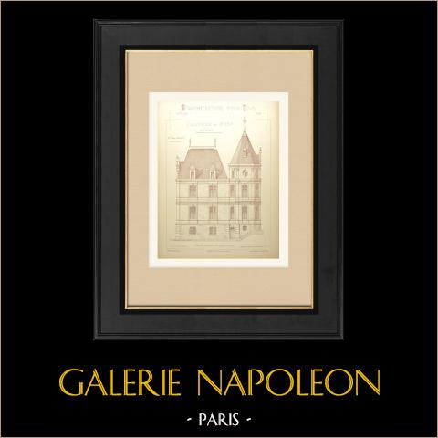 Zamek Saint-Martial w Jarnac - Charente - Fasada (Rodzic, Architekt) | 