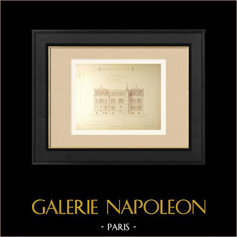 Zamek des Clos - M.perier in Bonnelles - Yvelines - Fasada (Le Tavernier, Architekt) | 