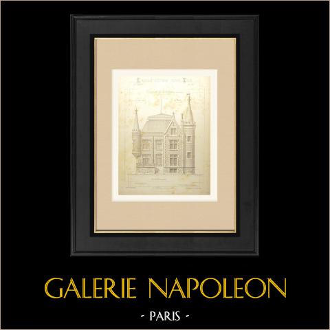 Château de Suèvres - la Grenouillère - Loir-et-cher - Fasada (Andreson, Architekt) | 