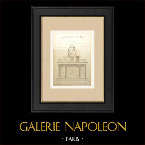 Kaplica w Sérignan-du-comtat - Vaucluse - Ołtarz (Marcelet, Architekt) | 