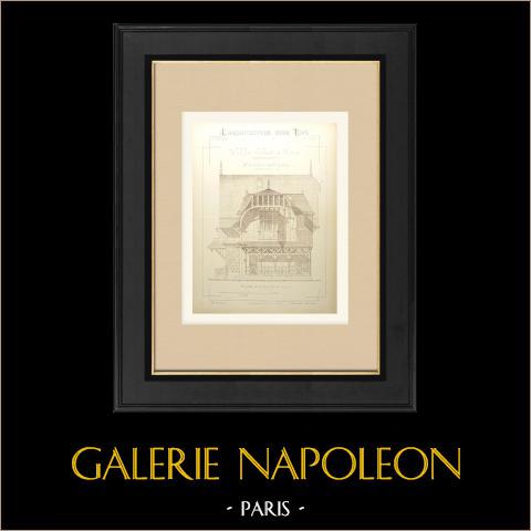 Villa Joliet in Nice - Alpes-maritimes - Façade (Joliet, Architect) | 