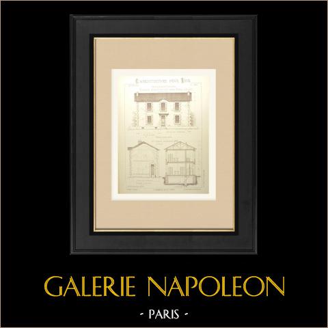 Dom w Pobliżu Pons - Charente-Maritime - Fasady (Daviet, Architekt) | 