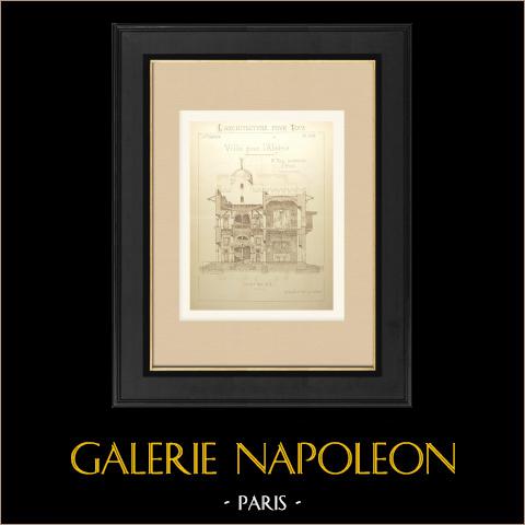 Willa w Algierii - Przekrój (Ruy, Architekt) | 