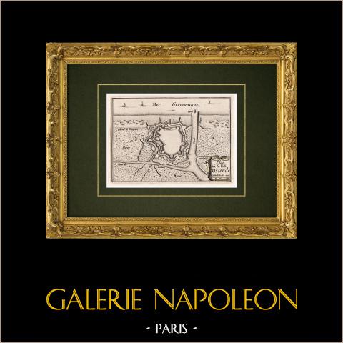 Mapa Ostendy - Flandria Zachodnia (Belgia) | 