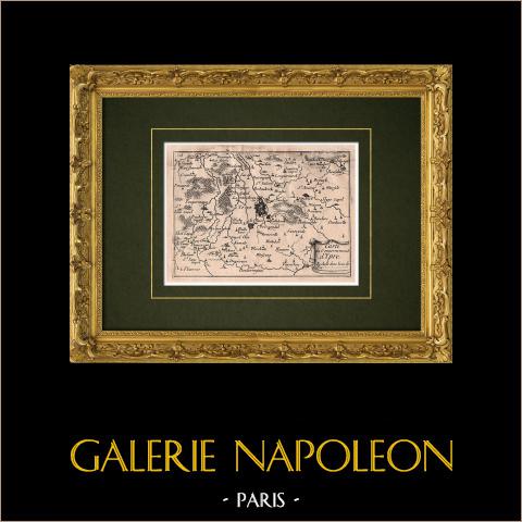 Mapa Okręgu Rządowego Ypres – Flandria Zachodnia (Belgia) | 