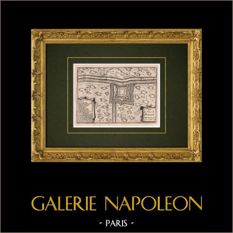 Mapa Fortu Hénin - Pas-de-calais (Francja) | 