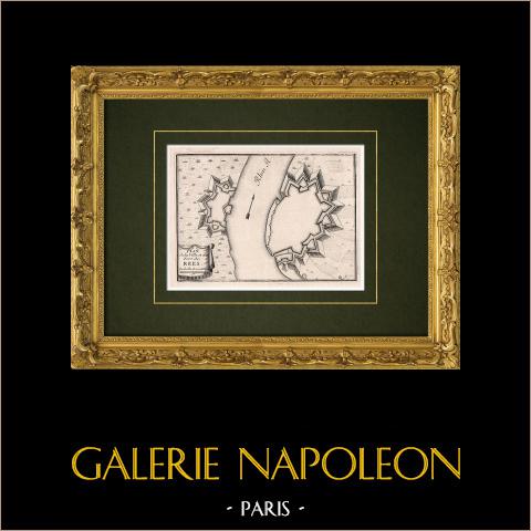 Plan Rees - Rhine - North Rhine-westphalia (Germany) | 