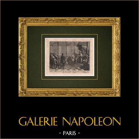 Karol V Przekazuje Brzemię Cesarstwa Swemu Synowi Filipowi (1555) | 