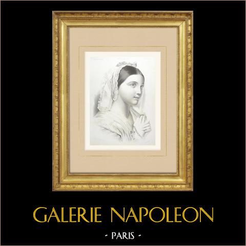 Młoda Dziewczyna w Modlitwie (Brochard) | 