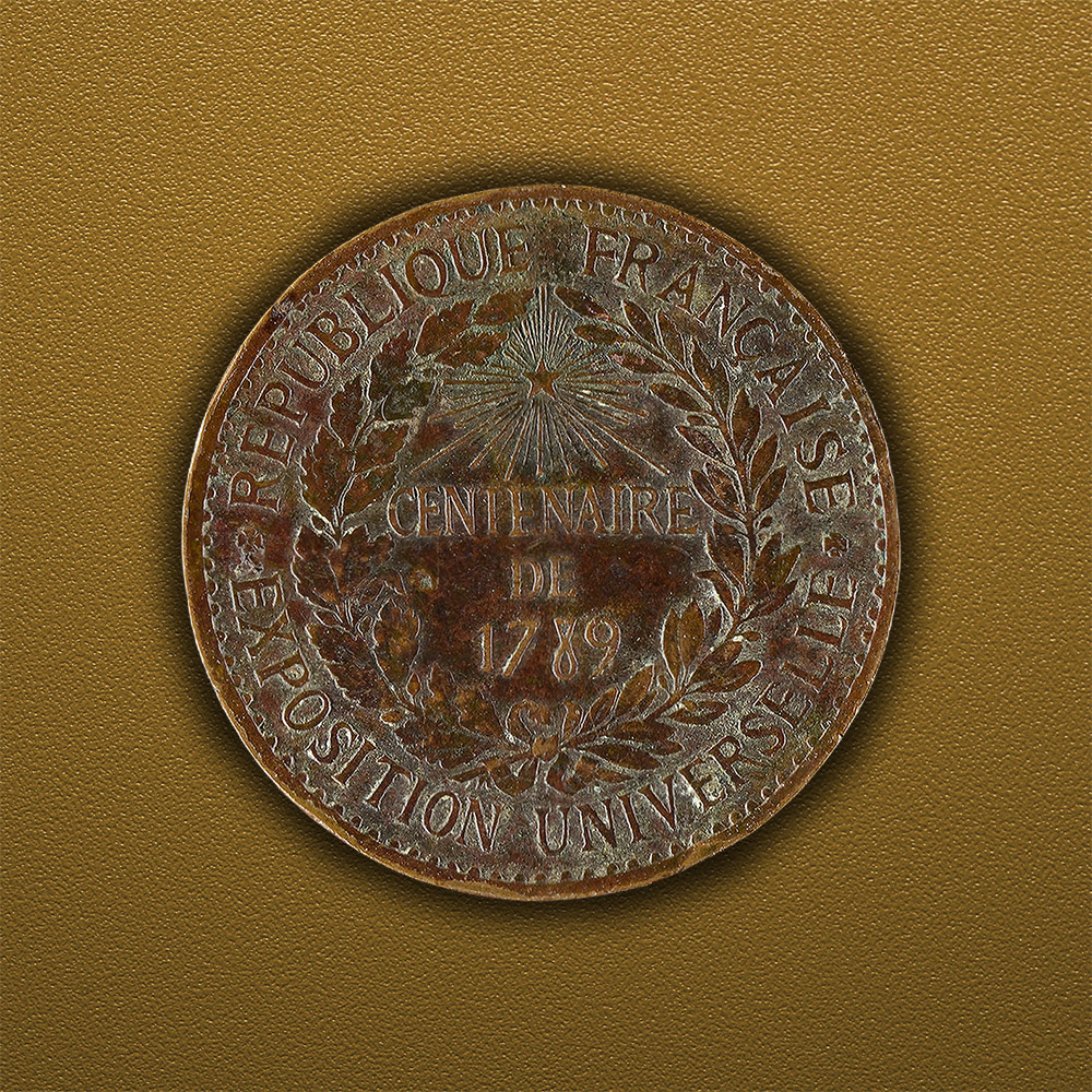 III REPUBLIC Médaille, Centenaire De La Prise De La Bastille Exposition Universelle Ttb Ttb,fme 1019881,a