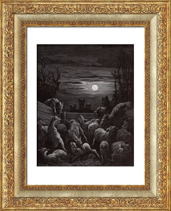 Boîte Ancienne En Tôle Le Loup Et La Brebis - R. Segeur Années 30, Rare Et Vintage