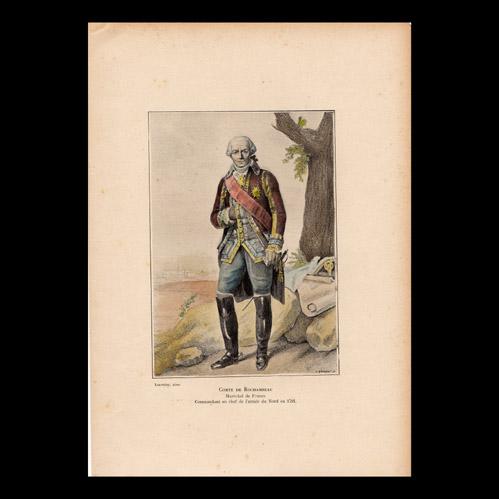 Antique Prints & Drawings | Portrait - Jean-Baptiste Donatien de Vimeur ...
