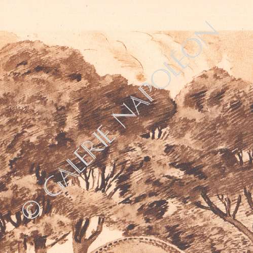 GRAVURE 19eme COULEURS - LA FRANCE - HAUTES ALPES - PLANCHE N°3 von
